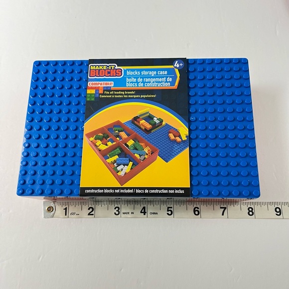 Make-it Blocks Base Plate / Storage Case Compatible With Lego + 1 Blocks 72 Pc - Picture 4 of 9